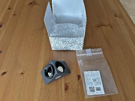 Renvoi coudé coplet Baader maxbright filetage T2 2456100 Sitall + Click lock 2956242 + nez coulant 50,8mm 2408150