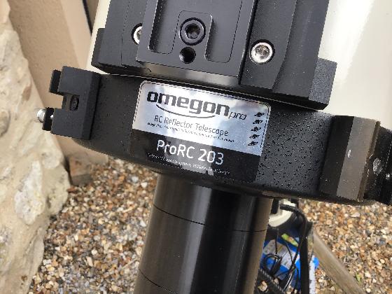 Omegon Pro RC8" +accessoires 