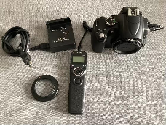 Nikon D5000 intervallometre, bague M48