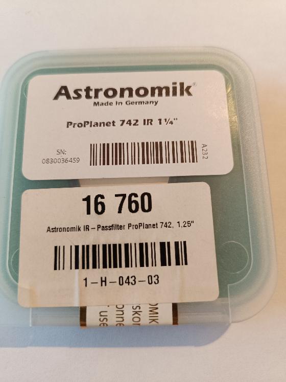 Filtre pro planet 742 astronomik 