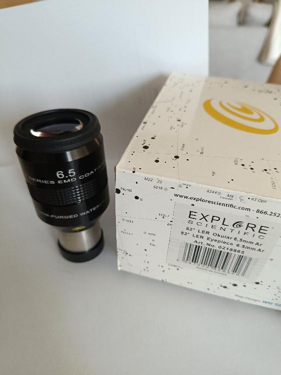 Oculaire explore scientific 6.5mm LER 82°