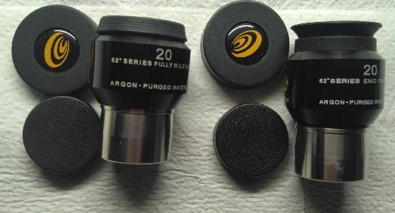 Paire de 20mm Ar EXPLORE SCIENTIFIC 62° LER-2