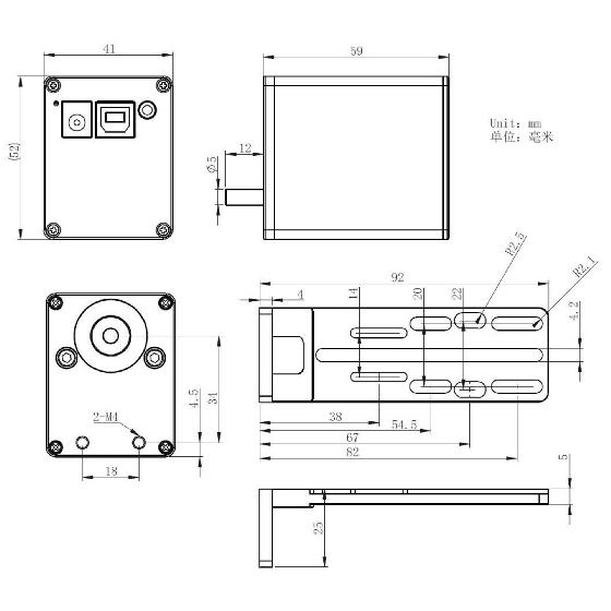  Moteur de mise au point ZWO EAF V1 (état neuf)