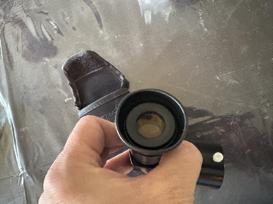 Renvoi coudé viseur polaire