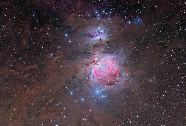 M42 dans la poussiere