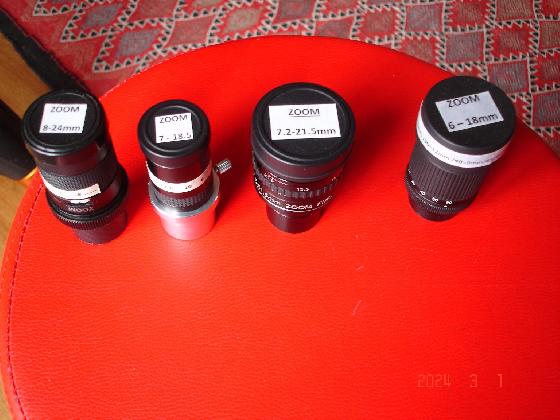 Oculaires RUSSELL et ZOOM