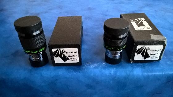 Televue Nagler 11 et 5 mm