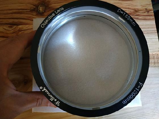 Objectifs achromatiques Wollensack 153mm et 127mm