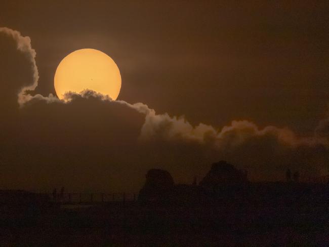 Transit de Mercure à Etretat 2