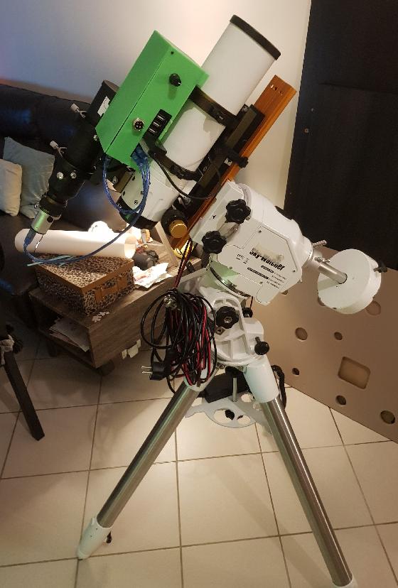 setup astrographie az eq6 et ts71/347 astrographe + accesoires