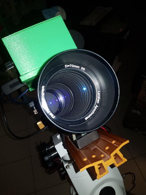 setup astrographie az eq6 et ts71/347 astrographe + accesoires