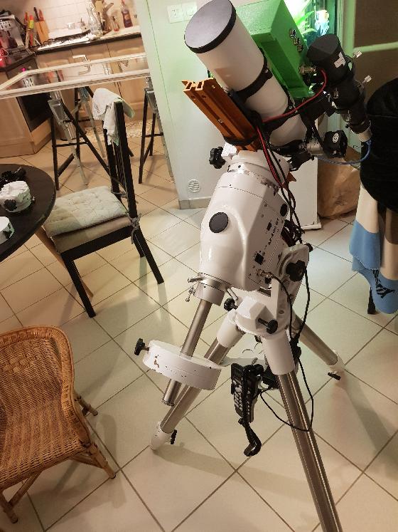 setup astrographie az eq6 et ts71/347 astrographe + accesoires