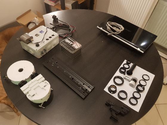 setup astrographie az eq6 et ts71/347 astrographe + accesoires