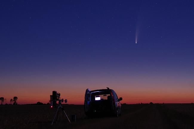 Neowise en gatinais français