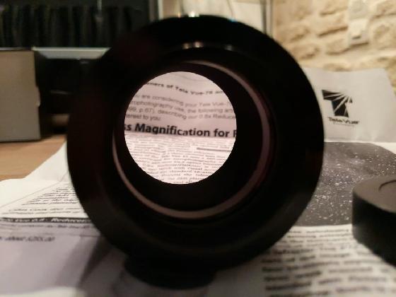 correcteur - réducteur TeleVue TRF-2008 +  bagues et adaptateur