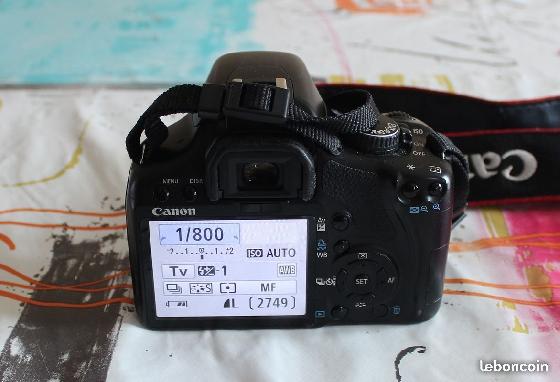 Canon 450D - boîtier nu + batteries