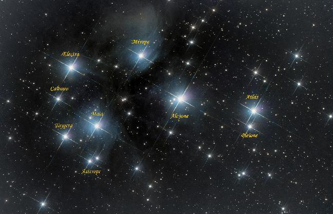 Les 7 sœurs et leurs parents dans les Causses (annotée)