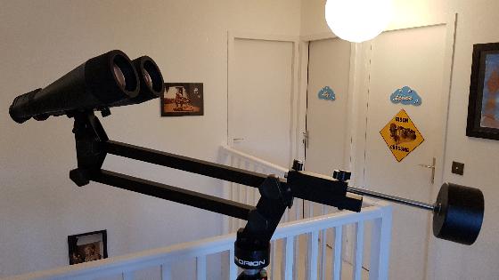 Jumelles 20x80 et monture Orion Paragon