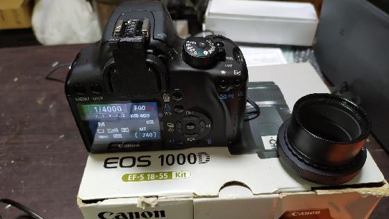 Canon Eos 1000D défiltré partiel