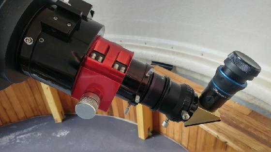 Lunette Meade 178 mm équipée H alpha