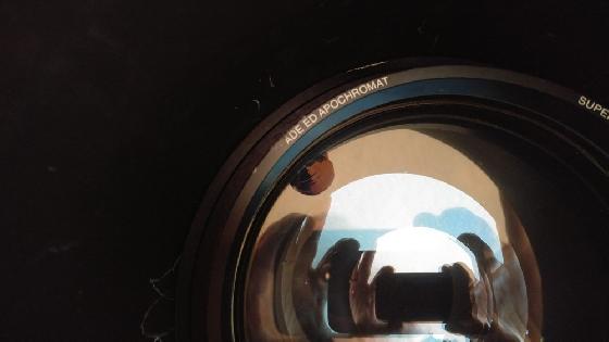 Lunette Meade 178 mm équipée H alpha