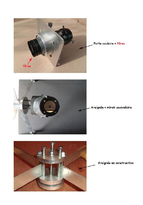 newton solaire 8" f6 primaire désaluminé 