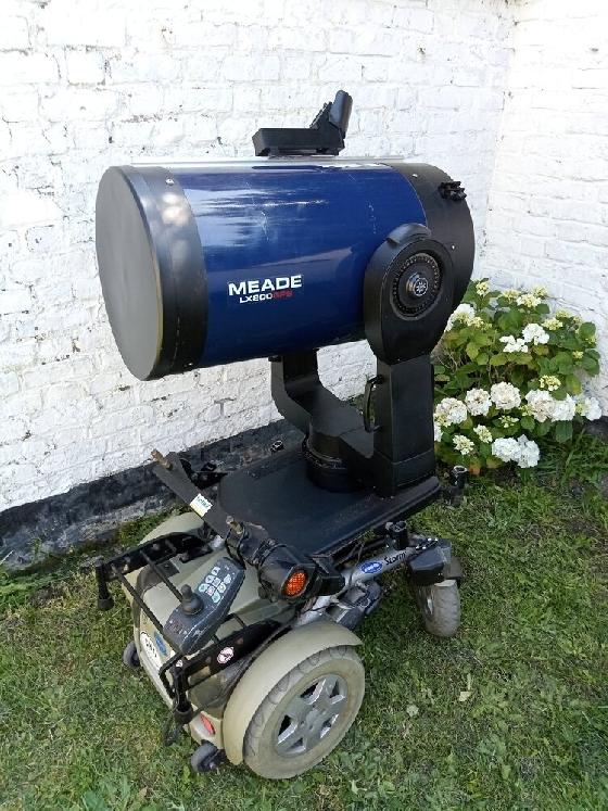 Meade 14" lx 200 avec trépied + fauteuil électrique 