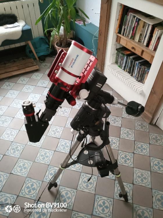 Set solaire sol'ex 2400 + sharpstar 61 edph III avec réducteur + iexos 100 pmc 8