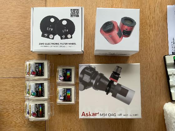ZWO ASI 1600 MM, OAG, Filtres et roue EFW
