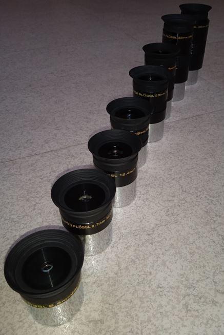 Oculaires Meade Super Plössl 4000 (lot 8 pces)