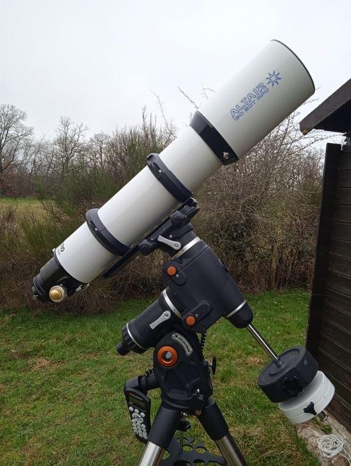 Lunette Altair 130/905 EDT APO + monture Celestron CGEM II