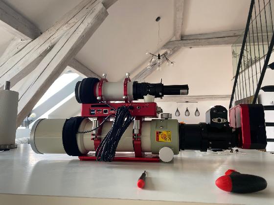 Set complet astrophoto: FSQ-85, Eagle Core 3, Optec TCF-s