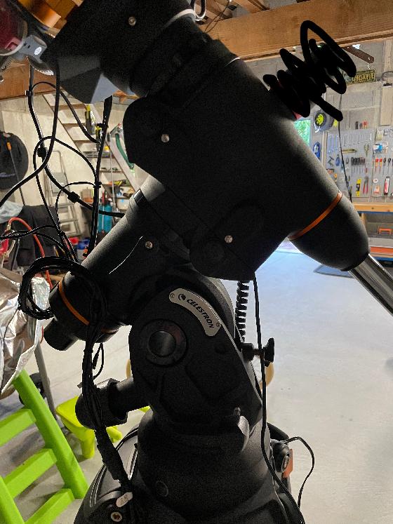 Monture Celestron cgem dx sans trepied