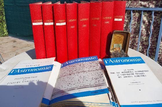 Revues L'Astronomie (SAF) de 1962 à 1987