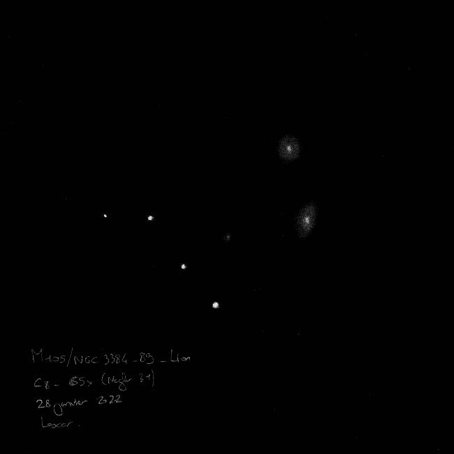 M105 NGC 3384 3389