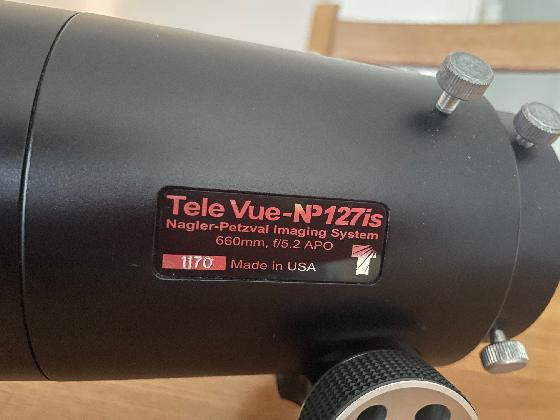 Lunette TELEVUE NP 127 IS 