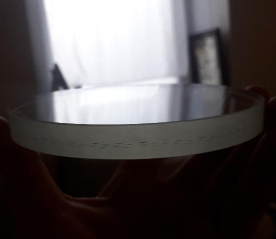 Lot 3 disques pyrex 120mm 