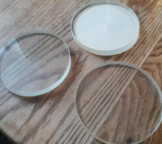 Lot 3 disques pyrex 120mm 