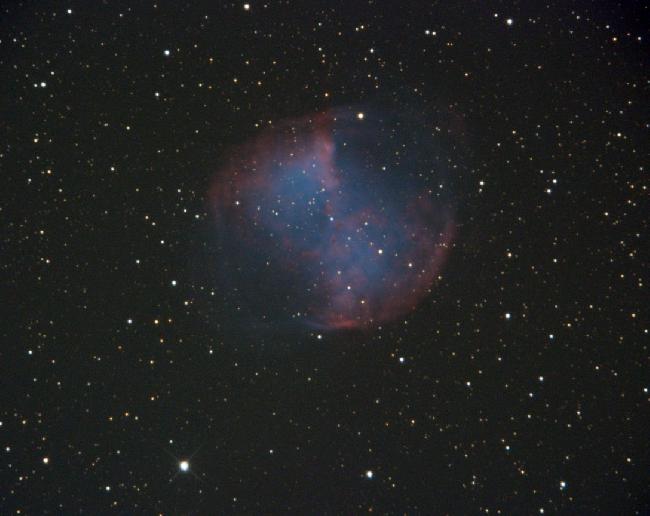 M27 - Dobson 400 + barlow x2 - 1000 * 0.5s