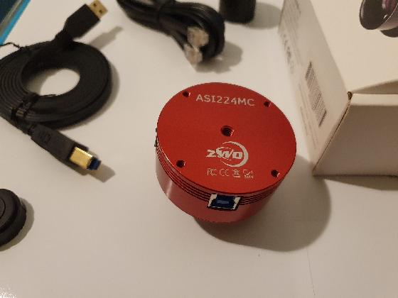 Caméra ZWO ASI224MC v1.3 + filtre IRCUT D21