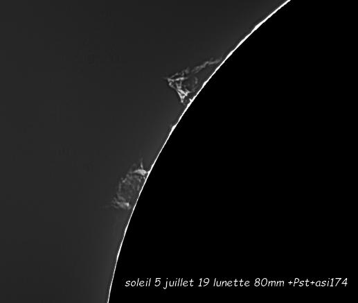 soleil 5 juillet 19