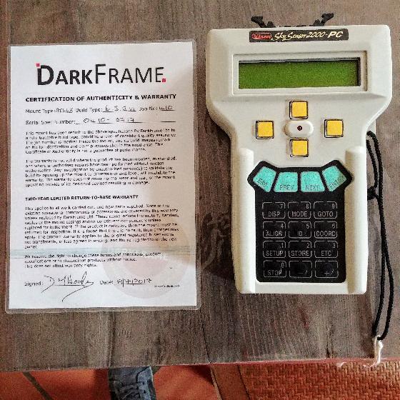 Monture Atlux skysensor 2000