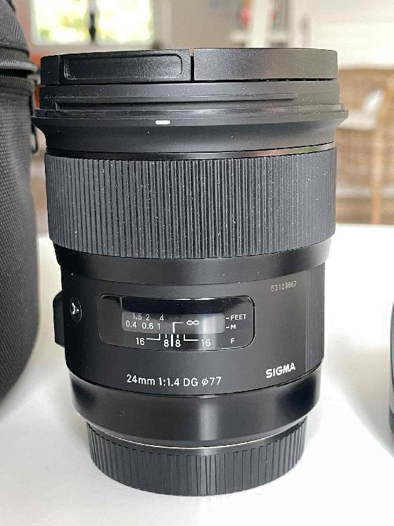 Objectif  Sigma 24mm 1.4 Art DG pour Canon EF