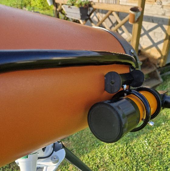 Tube C8 orange, filtre, anneau chauff, bague T2SC.,