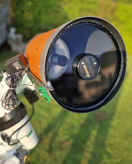 Tube C8 orange, filtre, anneau chauff, bague T2SC.,