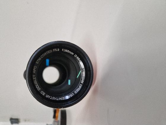 lunette WO 66x388 doublet Apo et filtre solaire