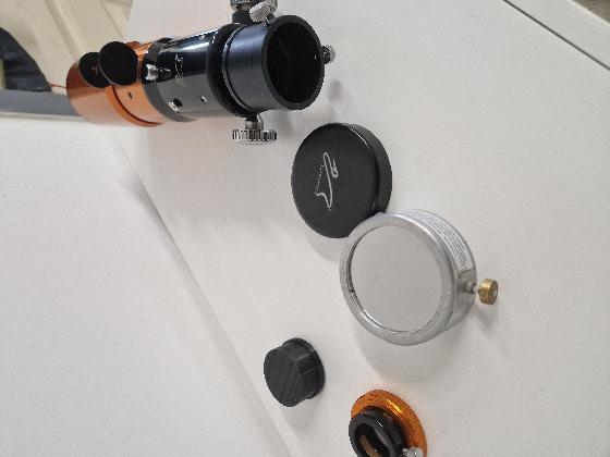 lunette WO 66x388 doublet Apo et filtre solaire