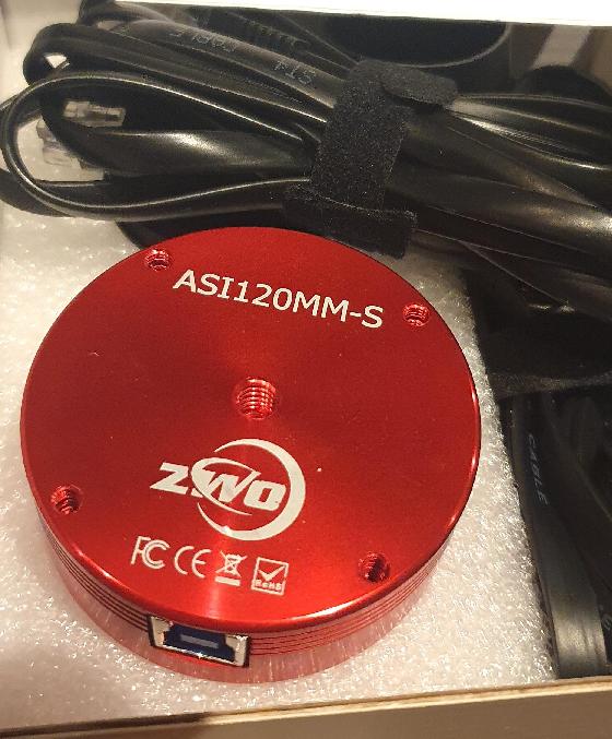 caméra ZWO ASI 120MM-s MONO USB3.0