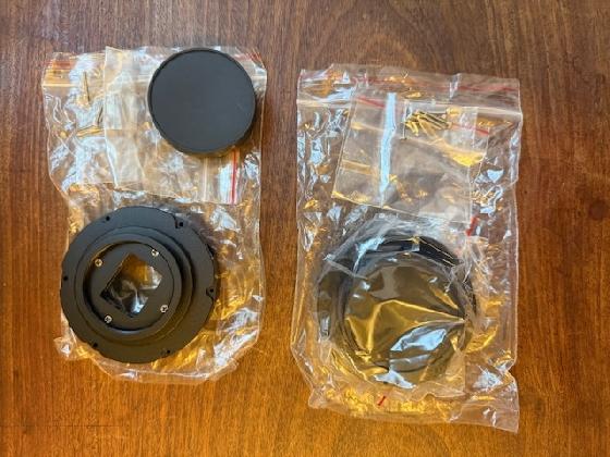 Fenêtre d'entrée caméra QHY sans IR cut