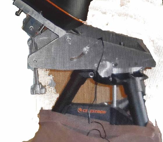 monture à fourche celestron et wedge